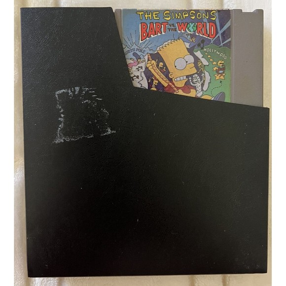 The Simpsons: Bart vs. the World (Nintendo Entertainment System, 1991) W/ Sleeve - Picture 3 of 3